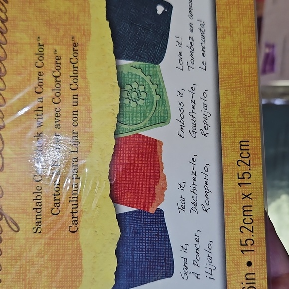 Tim Holtz Darice Kraft-Core Color core Scrapbook Paper BNIP - Picture 4 of 10